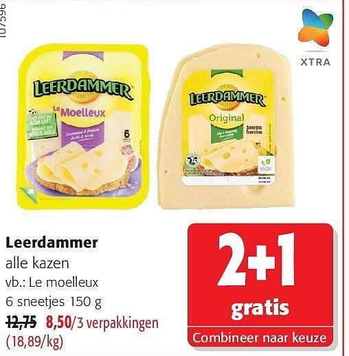 Leerdammer Le moelleux 6 sneetjes 150 g