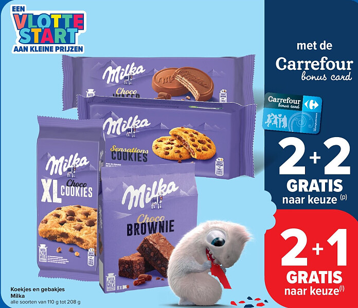 Koekjes en gebakjes Milka