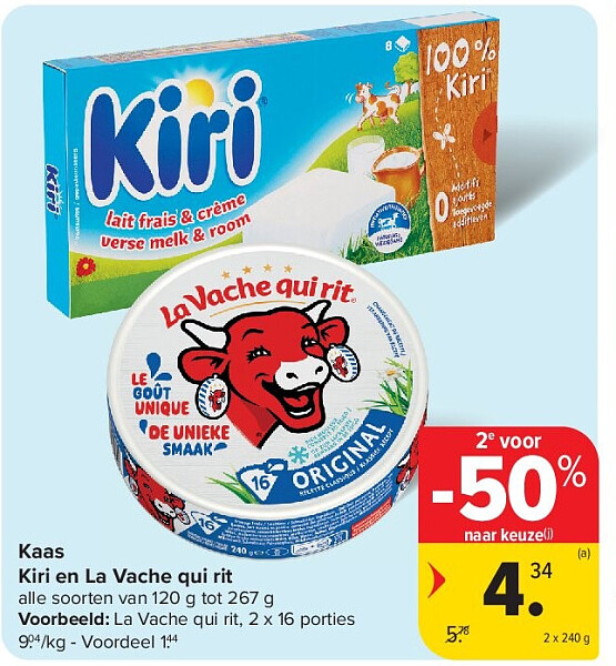 Kaas Kiri en La Vache qui rit