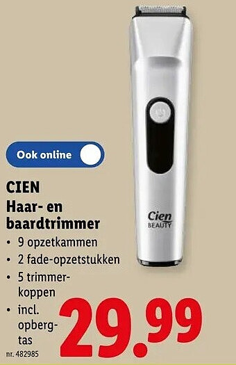 Haar- en baardtrimmer