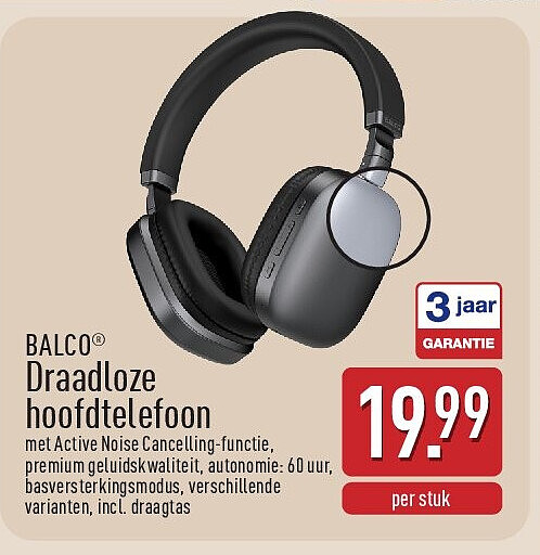 Draadloze hoofdtelefoon