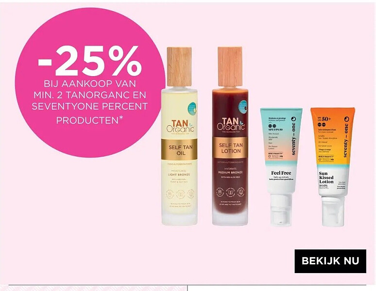 TANORGANC EN SEVENTYONE PERCENT PRODUCTEN