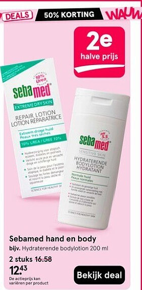 Sebamed hand- en bodyverzorging