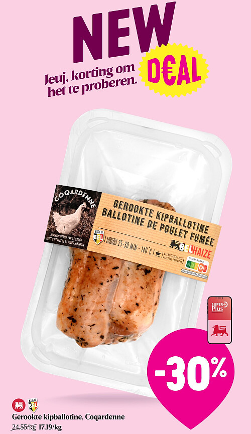 Gerookte kipballotine, Coqardenne