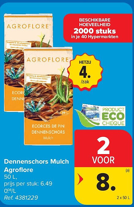 Dennenschors Mulch Agrofl ore