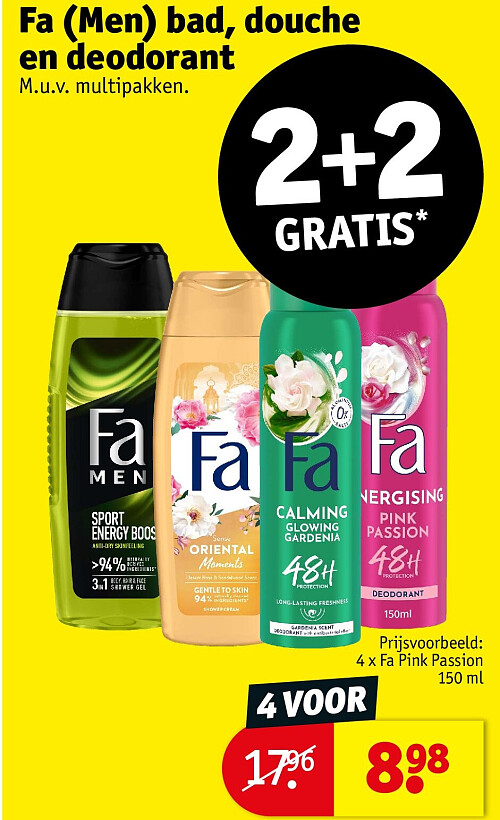 Fa (Men) bad, douche en deodorant