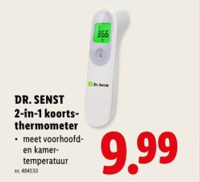 2-in-1 koortsthermometer