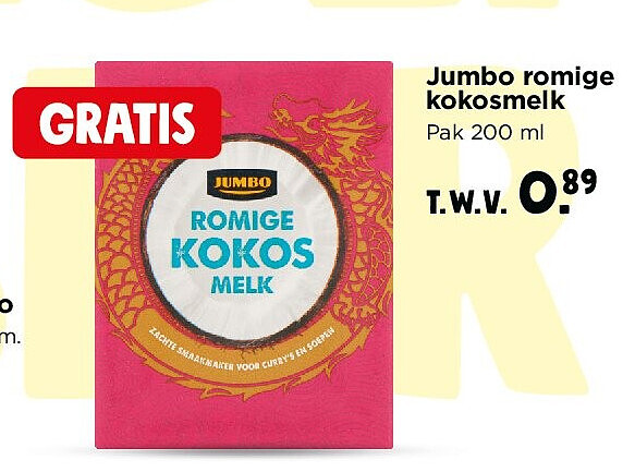 Jumbo romige kokosmelk