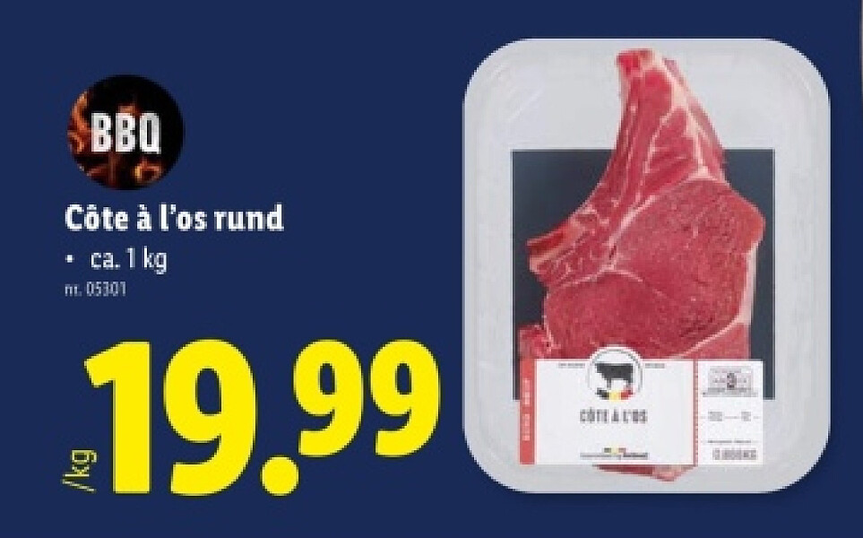 Côte à l'os rund