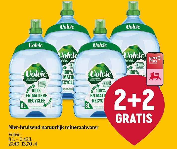 Niet-bruisend natuurlijk mineraalwater