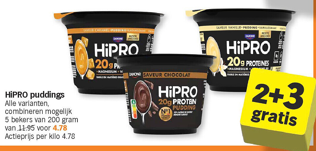 HiPRO puddings