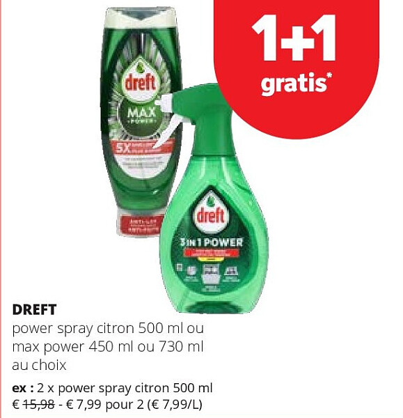 DREFT power spray citron 500 ml