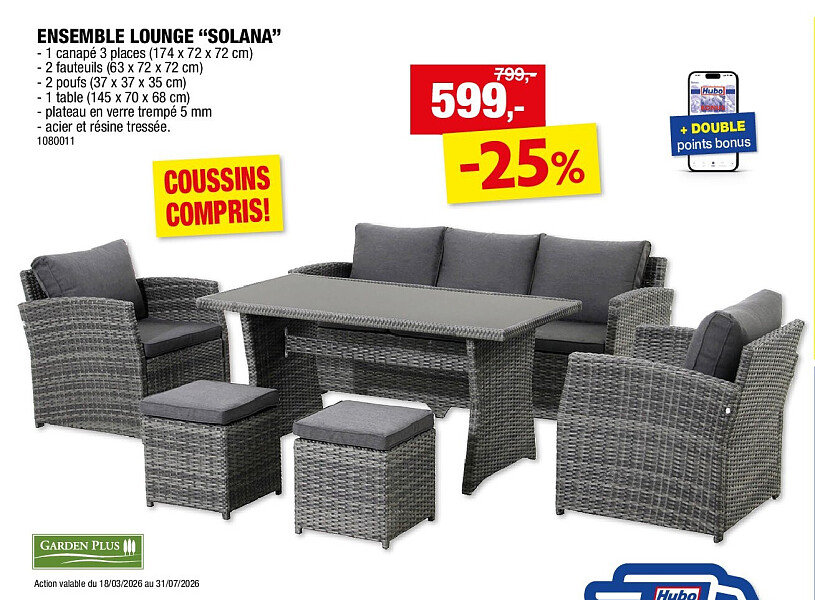 ENSEMBLE LOUNGE “SOLANA”