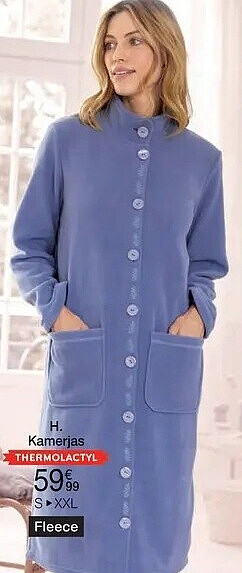 Kamerjas in fleece Thermolactyl