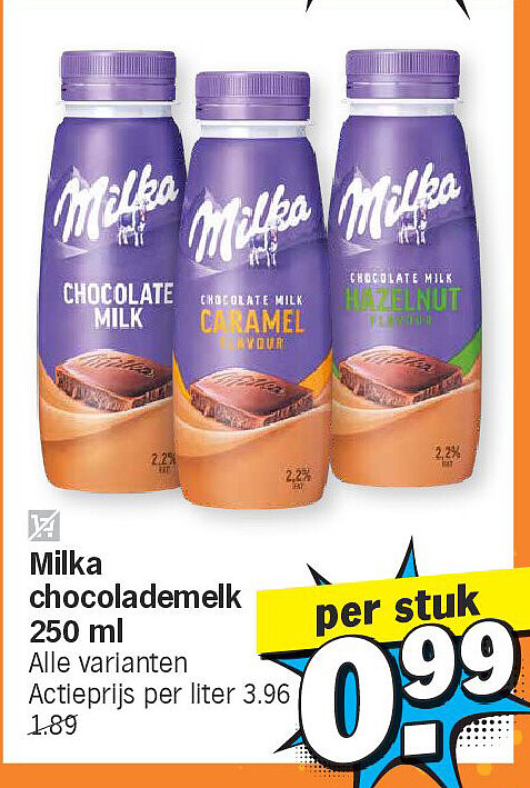 Milka chocolademelk 250 ml