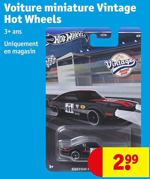 Voiture miniature Vintage Hot Wheels 3+ ans