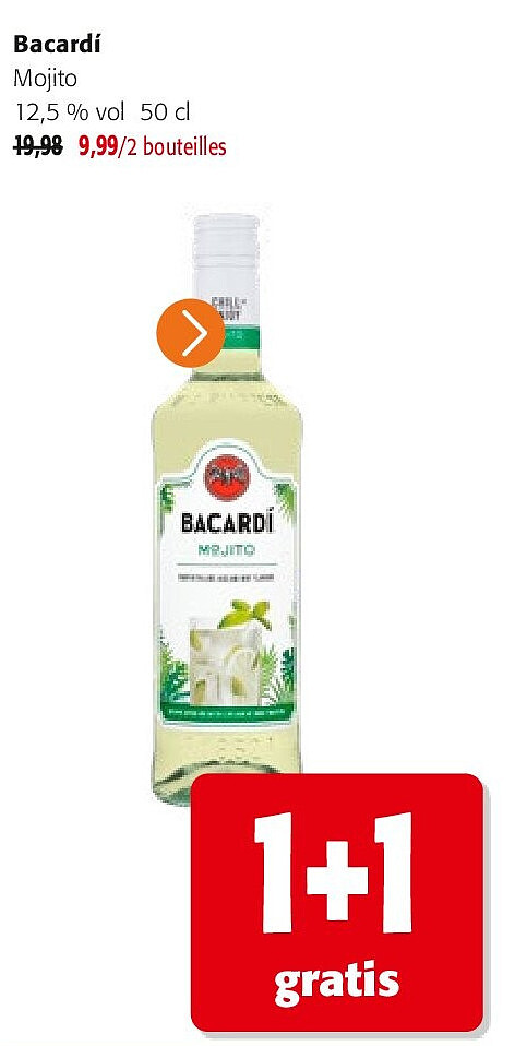Bacardí Mojito 12,5 % vol 50 cl