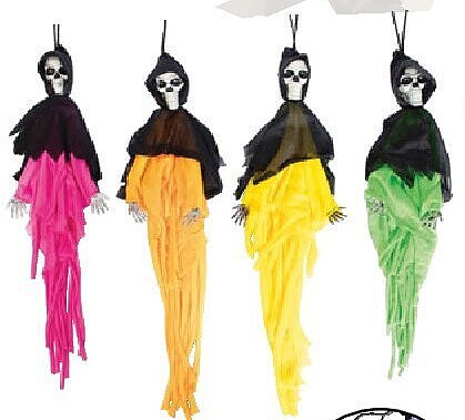 HALLOWEEN HANGSKELET Afm. 40 cm. Verschillende kleuren. Ref 749042