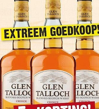 Glen Talloch Scotch Whisky hele liter