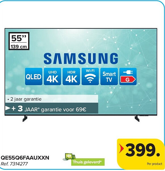 SAMSUNG QE55Q6FAAUXXN QLED TV