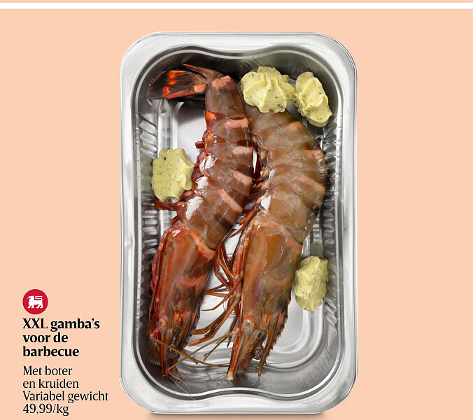 XXL gamba’s voor de barbecue