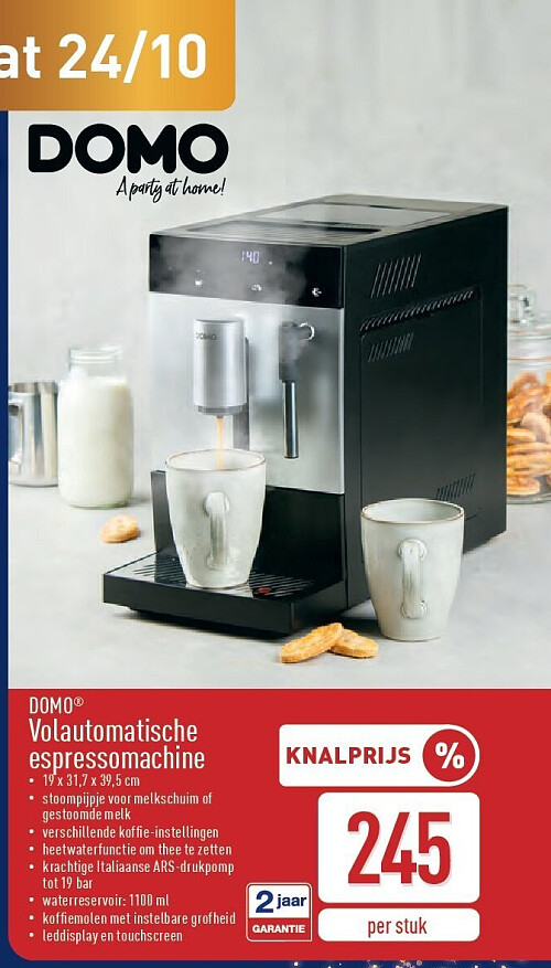 Volautomatische espressomachine