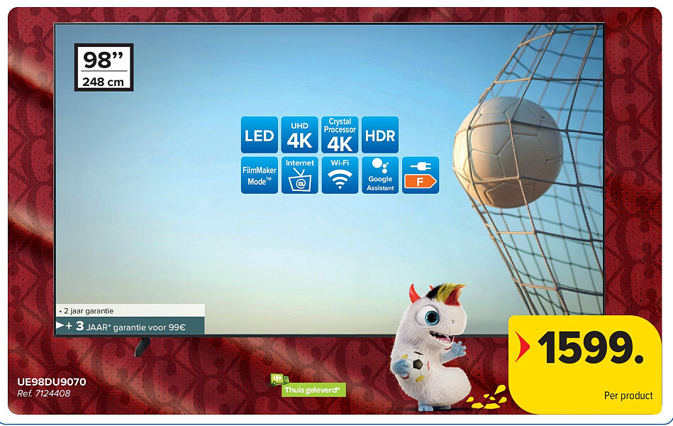 SAMSUNG UE98DU9070 LED TV