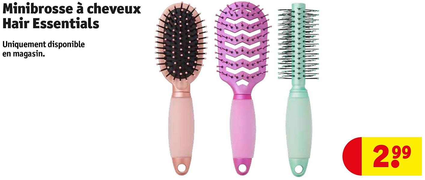 Minibrosse à cheveux Hair Essentials