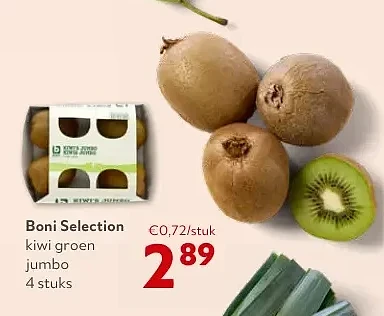 Boni Selection kiwi groen jumbo 4 stuks