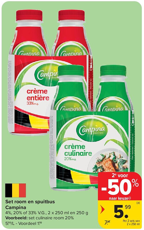 Set room en spuitbus Campina