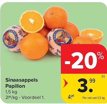 Sinaasappels Papillon