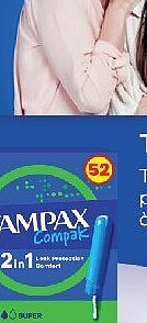 Tampons avec applicateur Tampax Compak x52