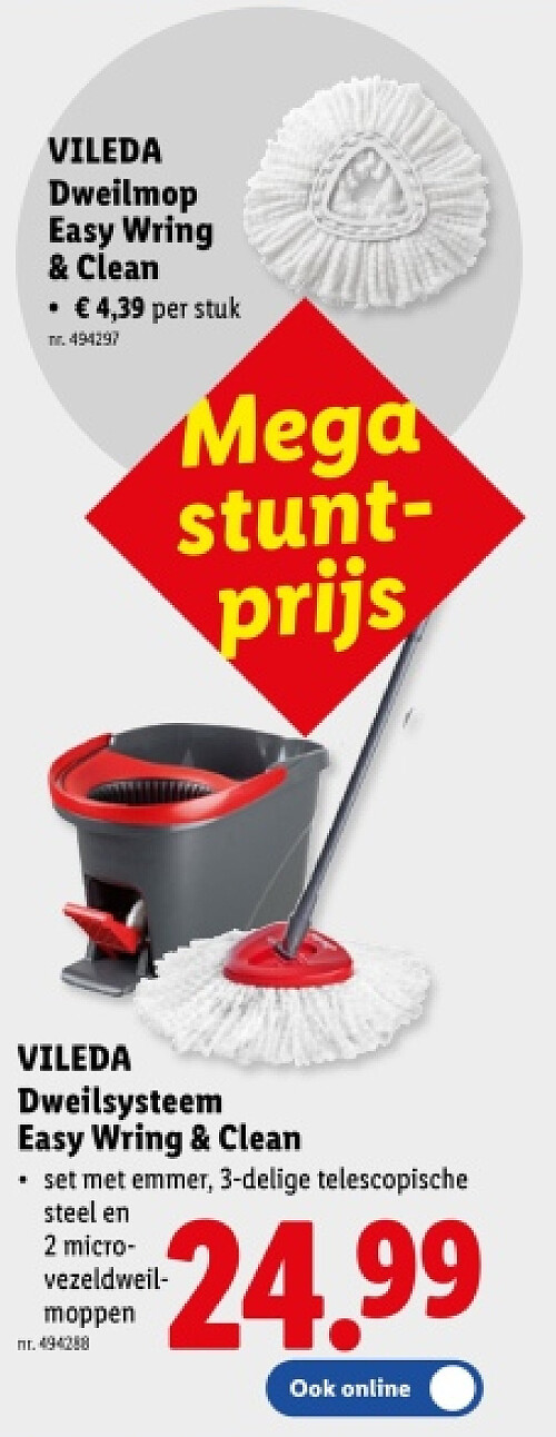 Dweilsysteem Easy Wring & Clean