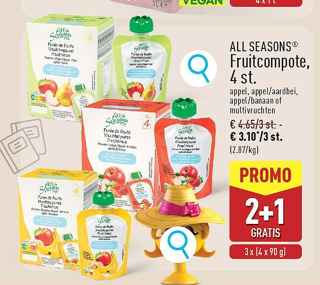 Fruitcompote, 4st.