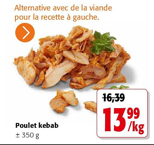 Poulet kebab
