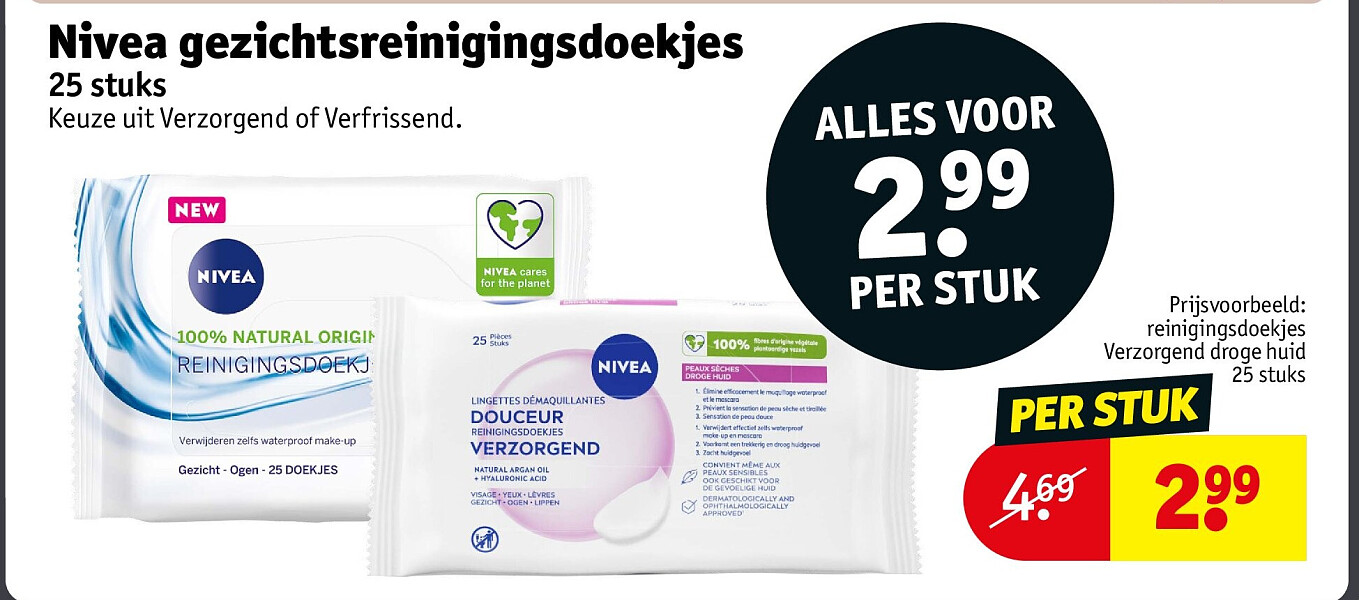 Nivea gezichtsreinigingsdoekjes