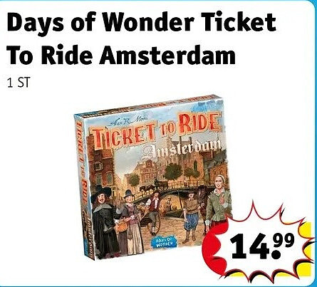 Days of Wonder Ticket To Ride Amsterdam