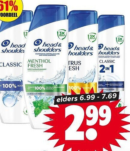 Head & Shoulders shampoo