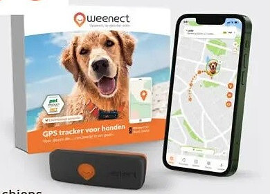 Traceur GPS pour chiens Noir