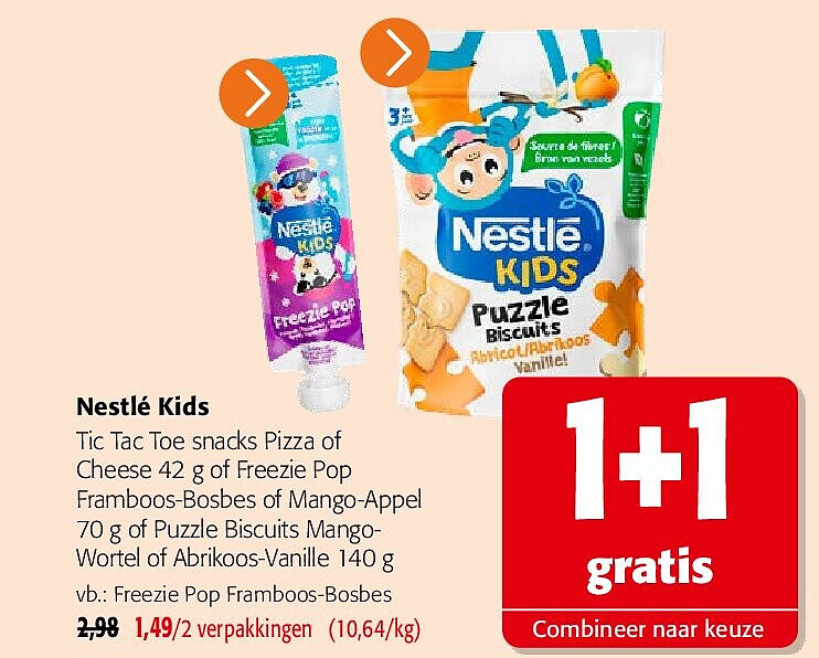 Nestlé Kids Freezie Pop Framboos-Bosbes