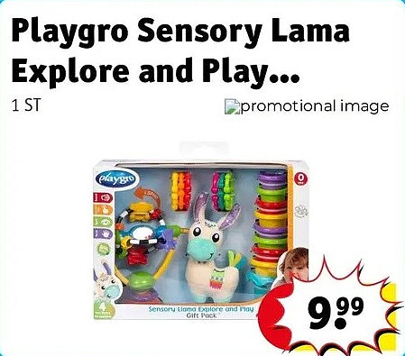 Playgro Sensory Lama Explore and Play...