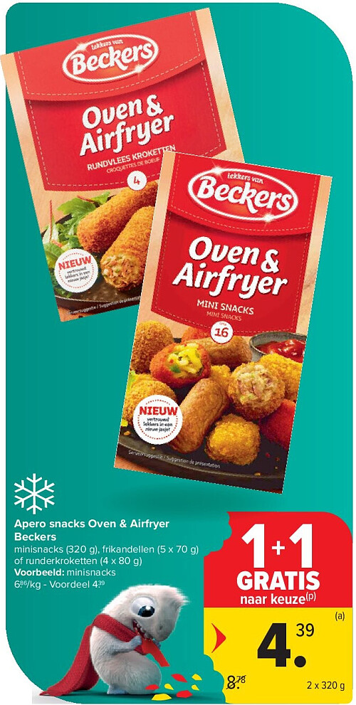 Apero snacks Oven & Airfryer Beckers