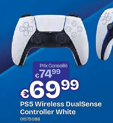 PS5 Wireless DualSense Controller White