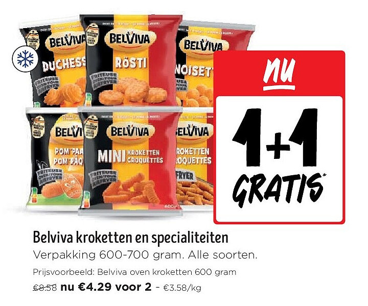Belviva kroketten en specialiteiten