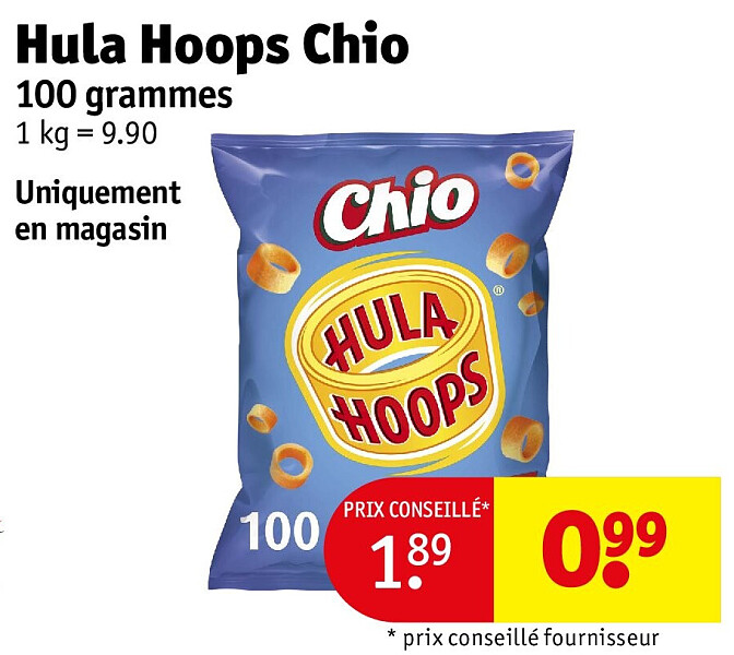 Hula Hoops Chio 100 grammes