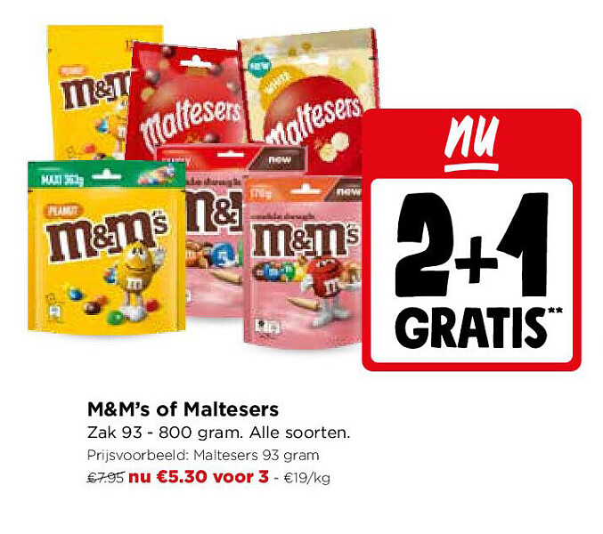 M&M’s of Maltesers