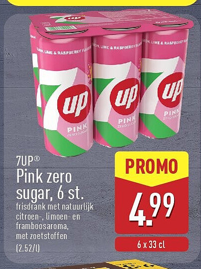 Pink zero sugar, 6st.