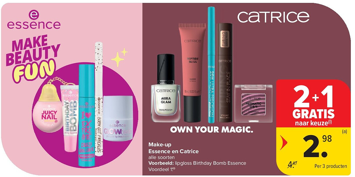 Make-up Essence en Catrice