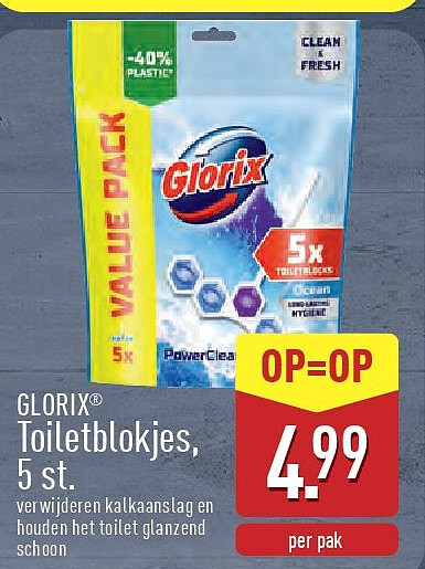Toiletblokjes, 5st.