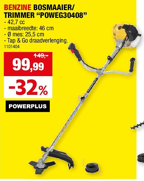 BENZINE BOSMAAIER/ TRIMMER “POWEG30408”